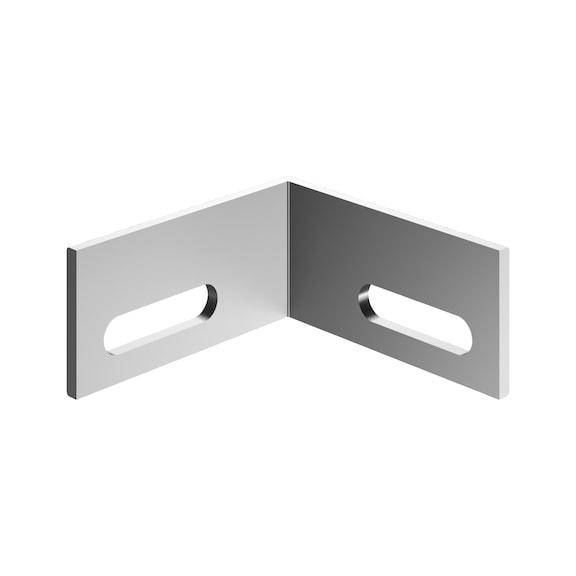 Aluminium bracket for aluminium terrace profile - AY-ANGLE-TERRACSPRT-ALU-40X19X40MM