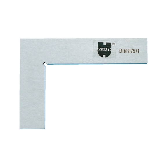 Flat square Accuracy 2 in accordance with DIN 875, made from carbon steel - 1