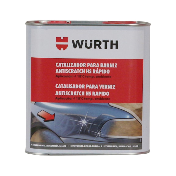 Catalizador para Verniz Antiscratch - CATALISADOR RAPIDO P/ ANTISCRATCH 2.5L