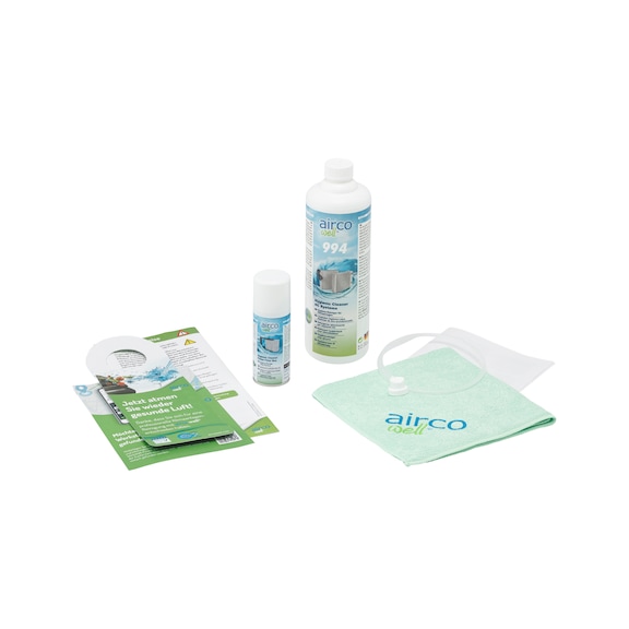 airco well air-conditioning unit cleaning set - CLNAGNT-A/C-SET-AIRCOWELL