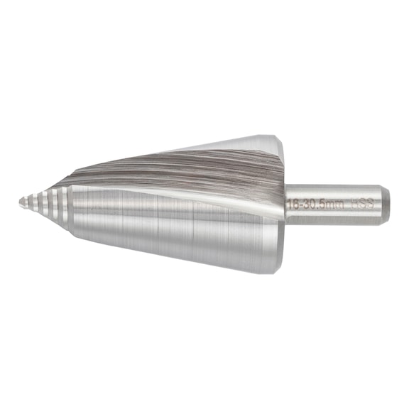 HSS SMART STEP sheet metal conical drill bit - SHTMETCONIDRL-SMARTSTEP-SZ2-(D5-20MM)