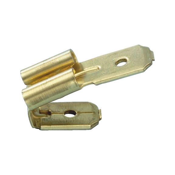 Vehicle connector bus bar 6.3 x 0.8 Uninsulated