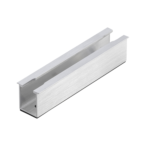 Trapezoidal sheet metal rail short PLUS - SHTMETRL-SOL-ALU-PLUS-TRAPEZE-HK-150MM