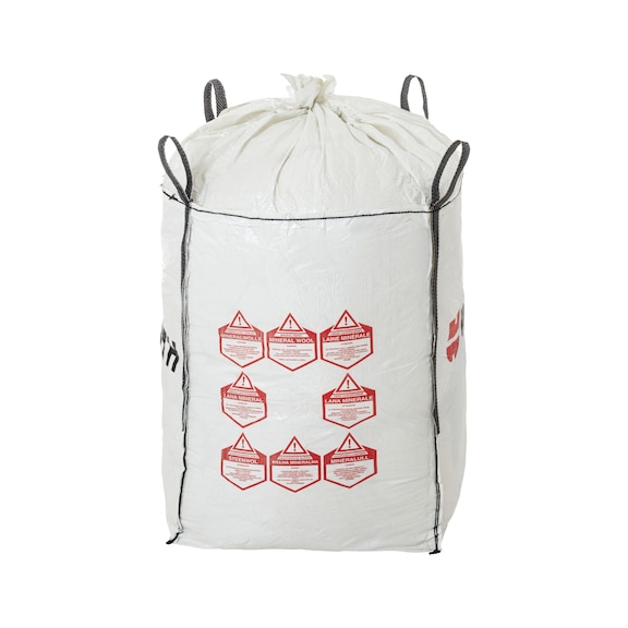 Big Bag Mineralwolle mit Schürze und Verschlussbändern - 4