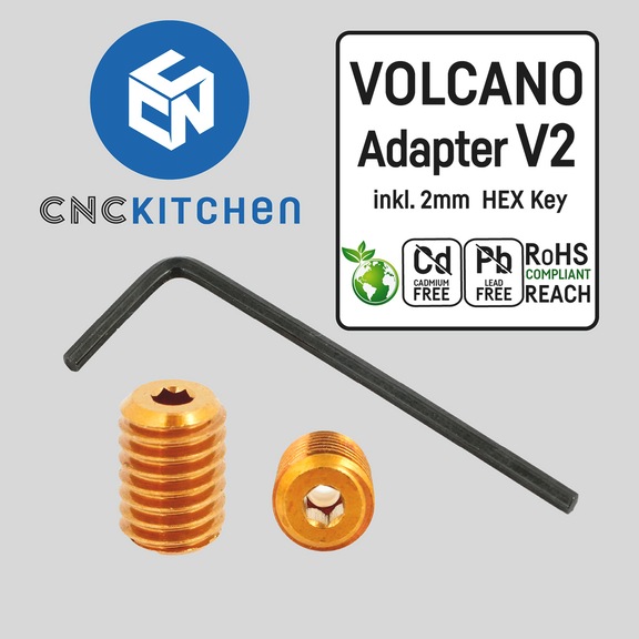 Adapter CNC Kitchen Volcano V2 - 1