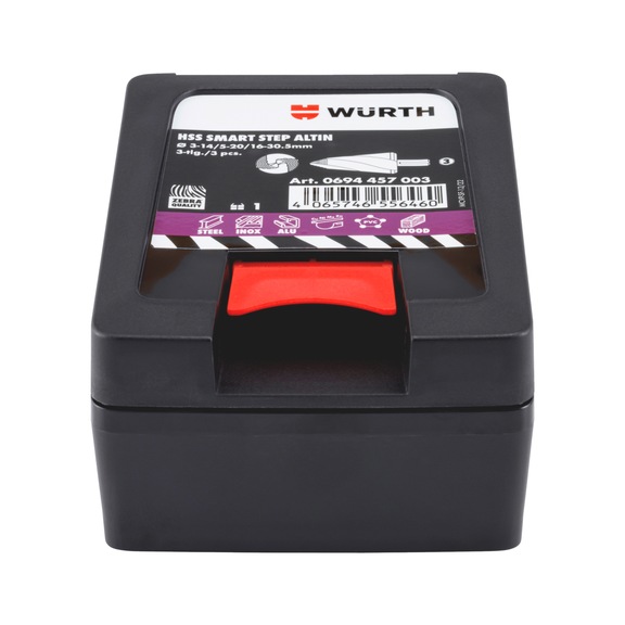 Blechschälbohrer Sortiment HSS AlTiN SMART STEP 3-tlg. - 4