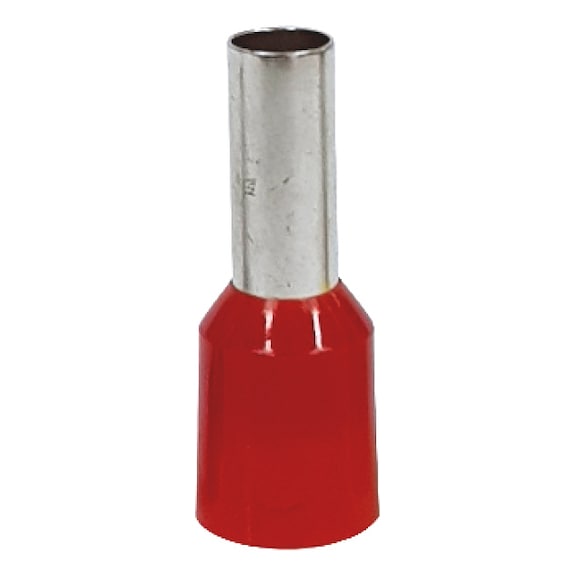 Wire end ferrule insulated - WENDFER-PREINSU-RED-10,0