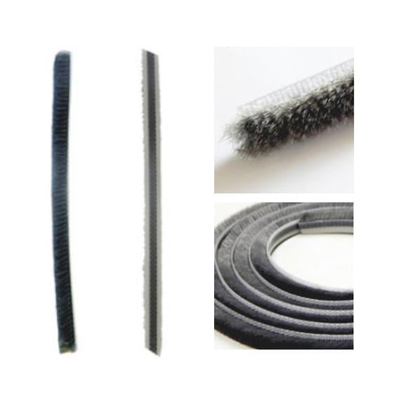 FELPA 3P S/SILICONA 6X5MM NEGRO 450M
