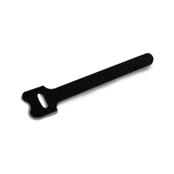 Reusable hook-and-loop cable tie - CBLTIEHOLD-HOKLP-BLCK-12,5X130MM