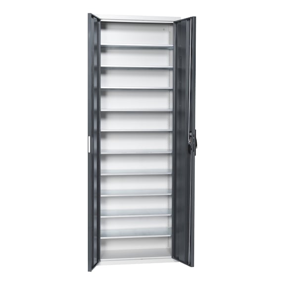 Armoire à portes battantes 300 mm W-SLB taille 1 - WNGDRCAB-STRG-SLB-FB315-RAL7016