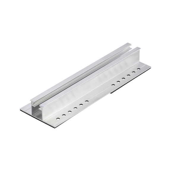PLUS trapezoidal sheet metal rail with EPDM seal - 1