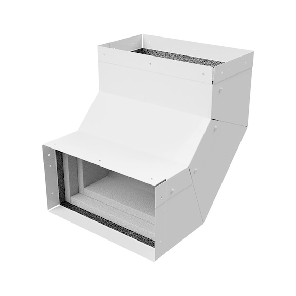 Brandschutzinneneck E30 - INECK-BS-F.BSKNL-E30-WEI-2X45°-260X100