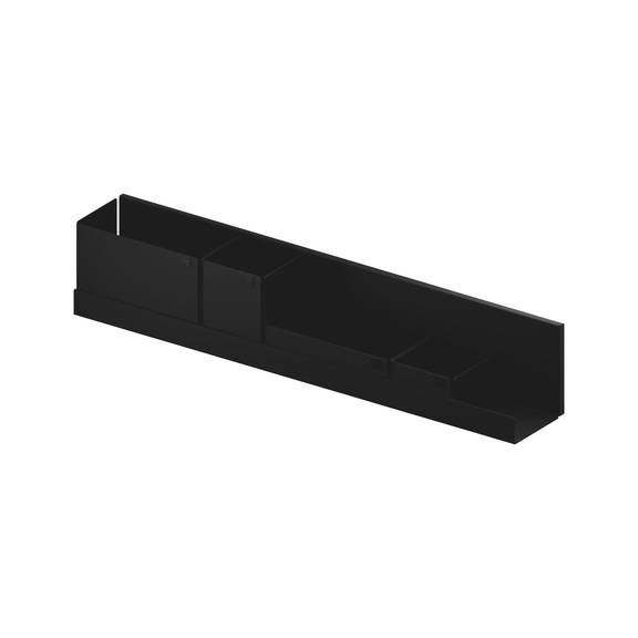 Rack set ADD Board - SHELF-ADD-BOARD-7-SET-NERO-STUCTURE