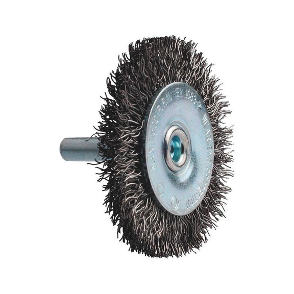 Wheel brush - WHLBRSH-SHNK-ST-D75MM-1/4IN