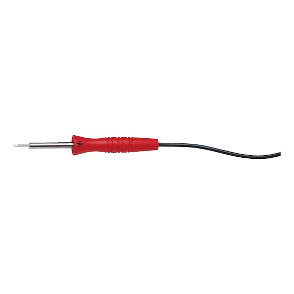 Electric soldering iron With nickel-plated copper tip and Schuko plug for fine soldering work