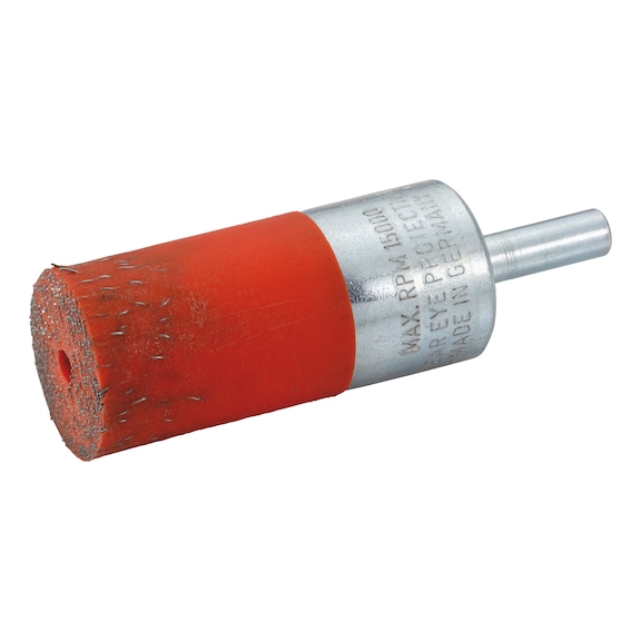 Wire end brush with shank safety long-term brush - 1
