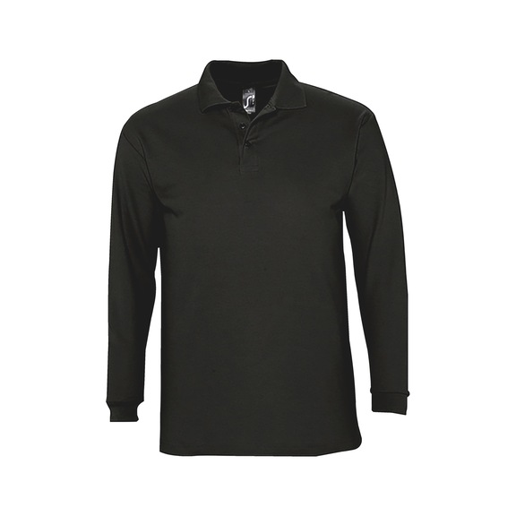 Polo shirt, long-sleeved SOL'S L549 - POLO-LNGSLV-SOLS-L549-BLK-PFEIFFER-S-SPC