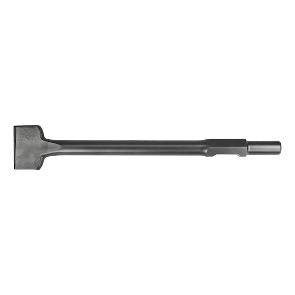 30 mm spade chisel, hexagonal - SPDECHIS-HEX30MM-L450MM-W75MM