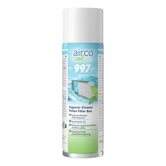 Hygienisk rengjøringsmiddel for pollenfilterhus - AIRCO WELL® 997 POLLENFILTERBX RENS100ML