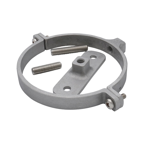 Fall-pipe clamp aluminium