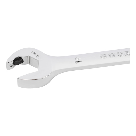 Ratchet comb. wrench, double-end, polished - 3