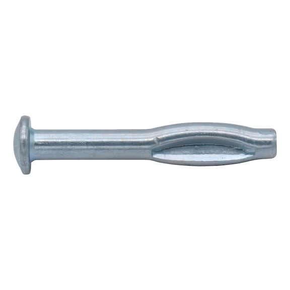 Concrete nail steel zinc plated mushroom head - 1
