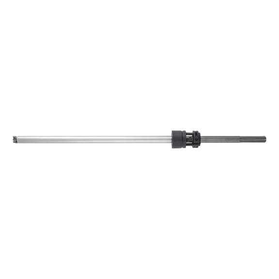 Single Quadro-L hollow drill bit suitable for SDS-max - 1