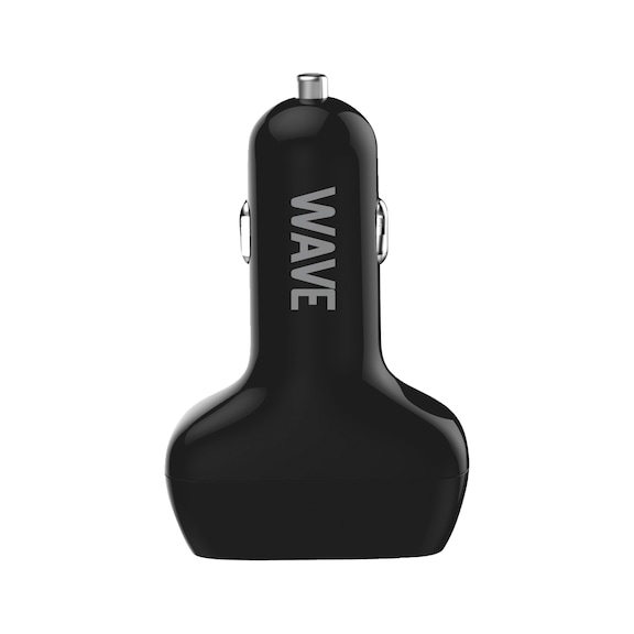 Wave 18W car charger USB C + USB A