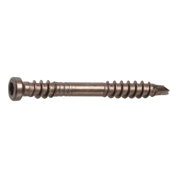 ASSY®PLUS 4 A2 CH TERRACE TERRACE CONSTRUCTION SCREW A2 STAINLESS STEEL ANTIQUE PARTIAL THREAD WITH UNDERHEAD THREAD CYLINDER HEAD