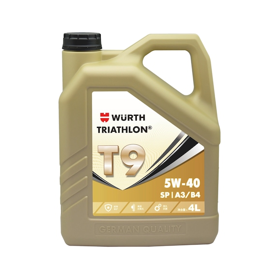 TRIATHLON T9高性能全合成机油-5W40-A3/B4-4L