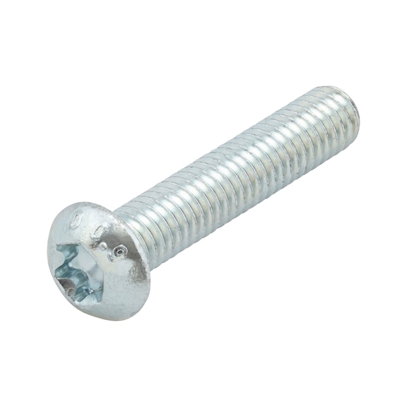 Hexalobular screw with flattened half round head - SCR-DIN34805/1-010.9-TX30-(A2K)-M6X16