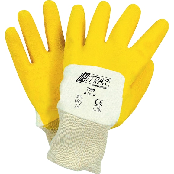 Protective glove, nitrile, Nitras 1600