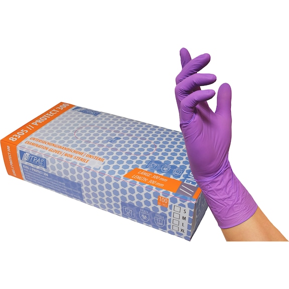 Protective glove, disposable