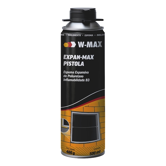 Espuma para pistolas 1 componente EXPAN-MAX W-MAX - ESPUMA PU EXPANMAX PISTOLA 750ML/715G