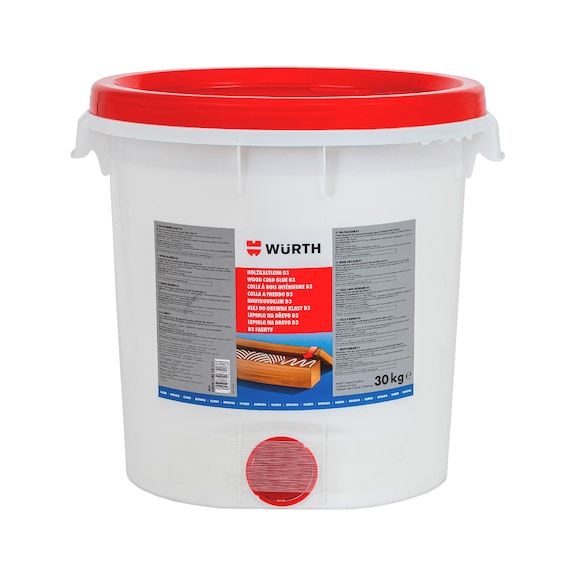 Cold wood glue D3 For particularly demanding wood bonding in indoor and outdoor applications - WOCLDGLU-D3-30KG