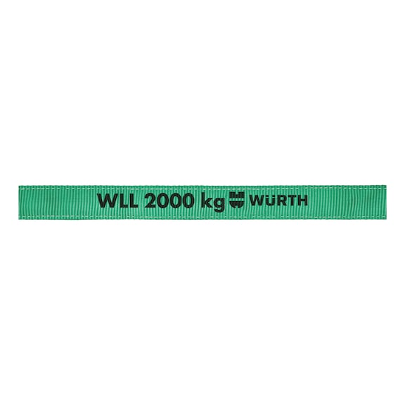Two-ply lifting strap - LFTSTRP-(EN1492-1)-2000KG-L2000-W60MM