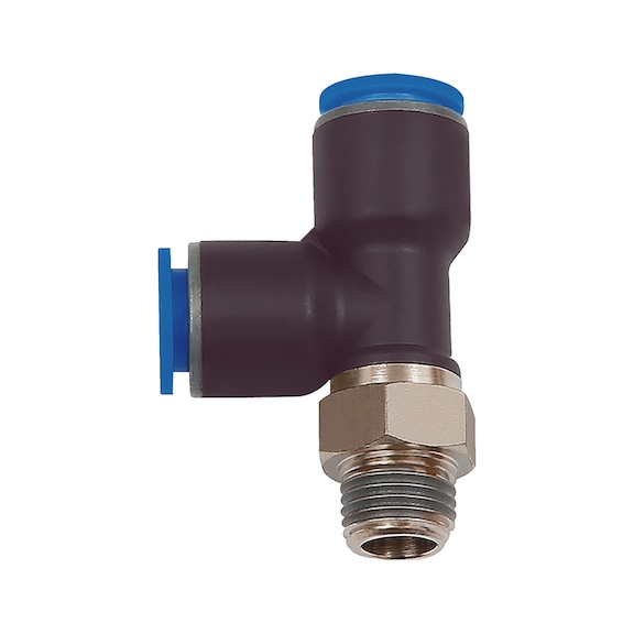 T-shaped push-in fitting long version R thread - PSHINFITT-T/LS-ROT-PLA-ET-R1/2-PIP-16