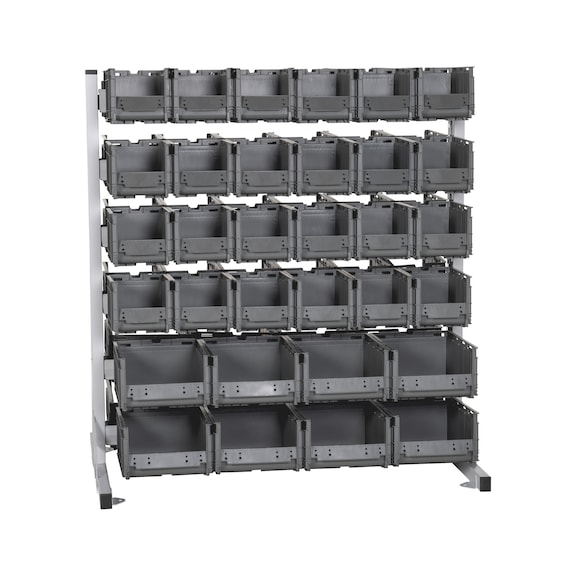 Shelving unit system storage box - REGAŁ DO POJEMNIKÓW SYSTE.48XSZ1-16XSZ2