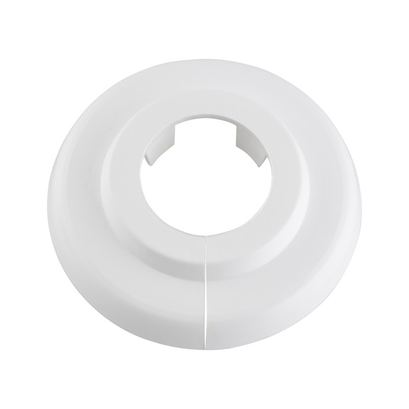 Single rosette - PIPCOLAR-SNGL-WHITE-D16MM