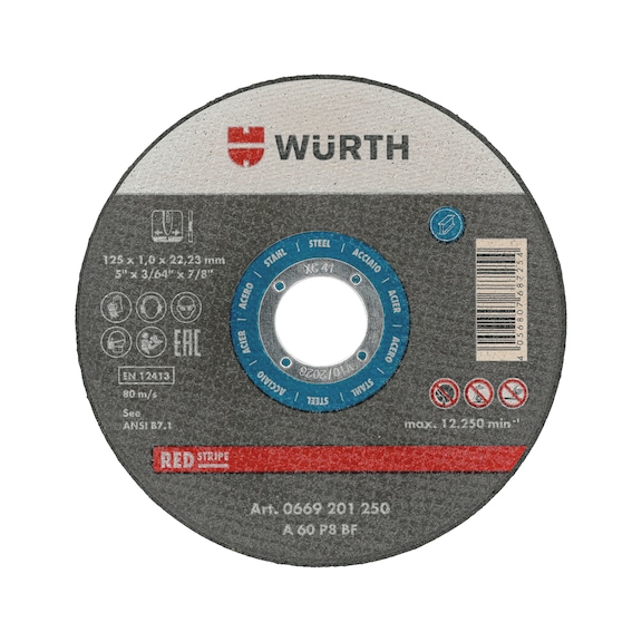Cutting disc for steel - CDISC-BLUE-ST-SR-SM-TH3,0-BR25,4-D355MM