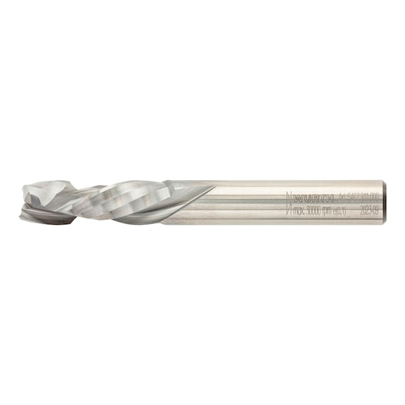 Keyway cutters CNC with alternating helix angle - 1