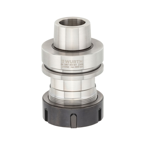 Collet chuck HSK-F 63 CNC with hollow shank taper - COLLETCHUK-CNC-HSK63F-F.ER40