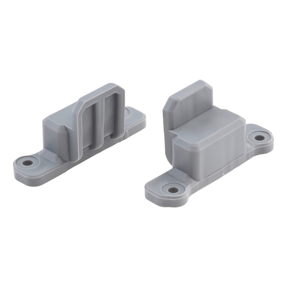 Spacers For aluminium standing ladders with steps, flanged