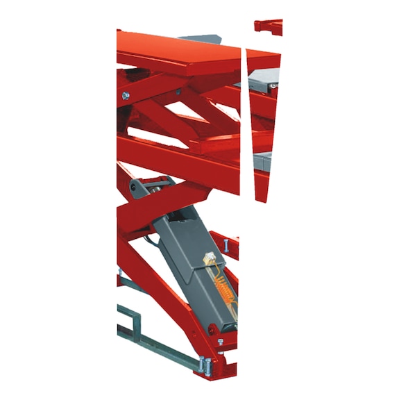 Double Scissor lift <P><B>This model, has unique design, is an ideal lift specifically for the repair maintenance, tyre changing and wheel aligning maintenance of various of high-grade cars, the advantage is easy operation, smooth & reliable working process, high lifting insurance quotiety and durability.</B></P> - SCISLFT-DOUBLE-2LEVL-5500KG