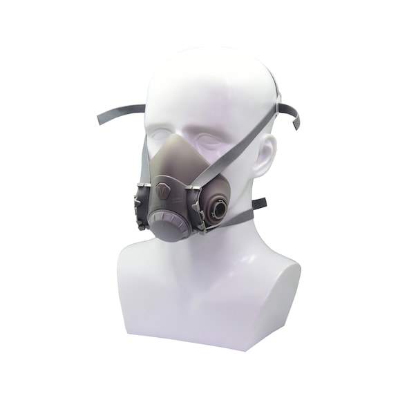 SILICONE HALF FACE MASK - HALFMASK-SIL-M