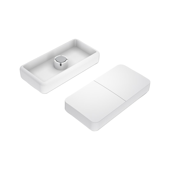 EASYLUX dummy cover for wall mounting plate - AY-MOUNT-PLATE-COVER-EASYLUX-WHITE