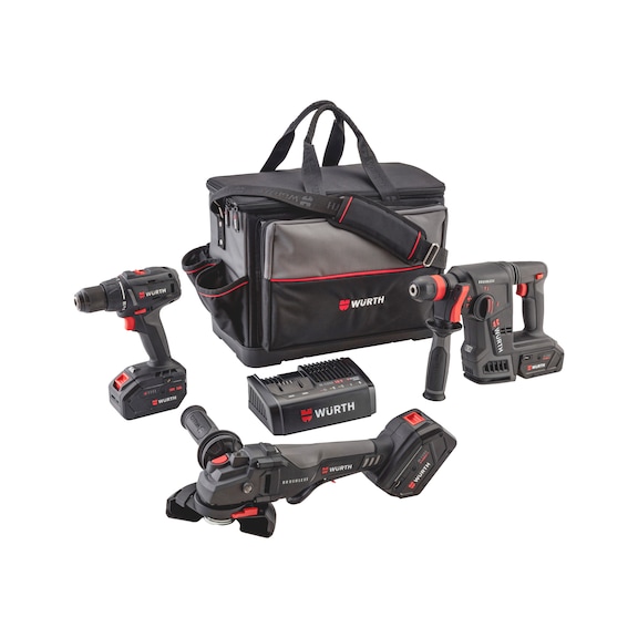 Cordless power tool bag set ABS/ABH/AWS M-CUBE W-CONNECT - MA-CORDL-SET-ABS-1/ABH-1/AWS-1-W-CONNECT