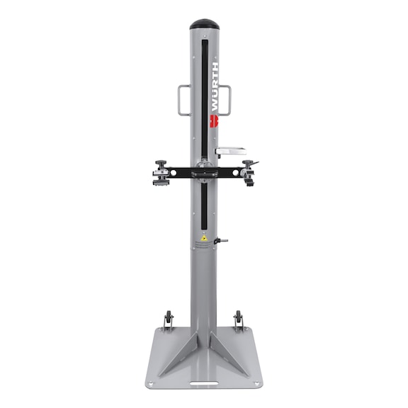 Bike lifting platform with two clamps - 1