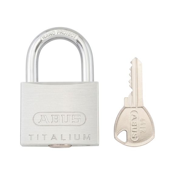 Padlock TITALIUM 64 - PADLOK-64-TI-GS2-40MM