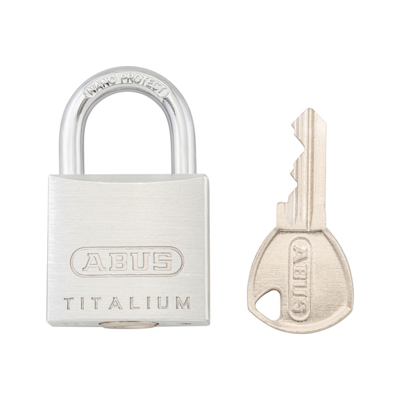 Padlock TITALIUM 64 - PADLOK-64-TI-GS2-30MM